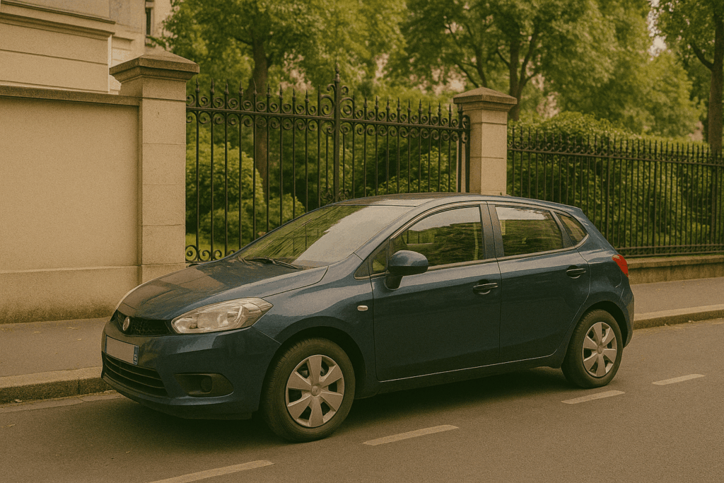 Voiture mal garée à Aubagne