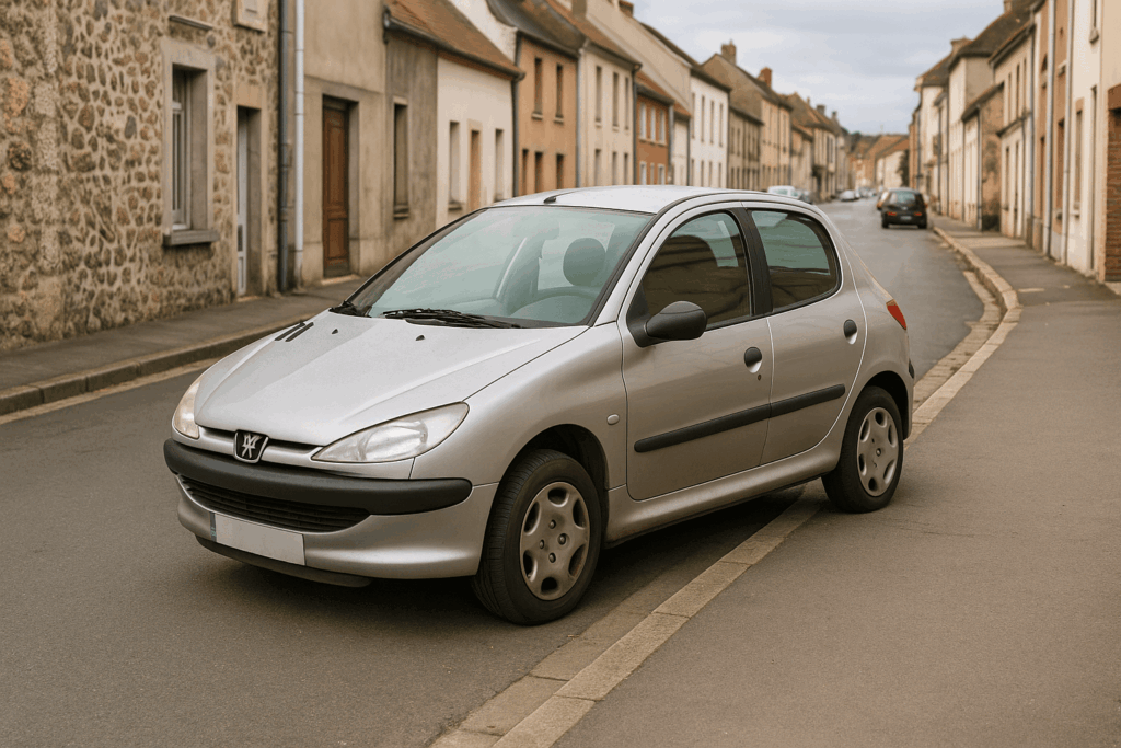 Voiture mal garée à La Roche-sur-Yon