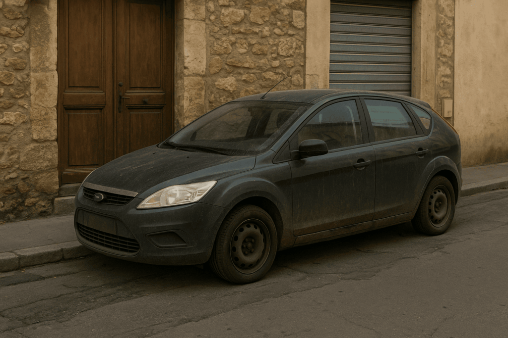 Voiture garée à Houilles