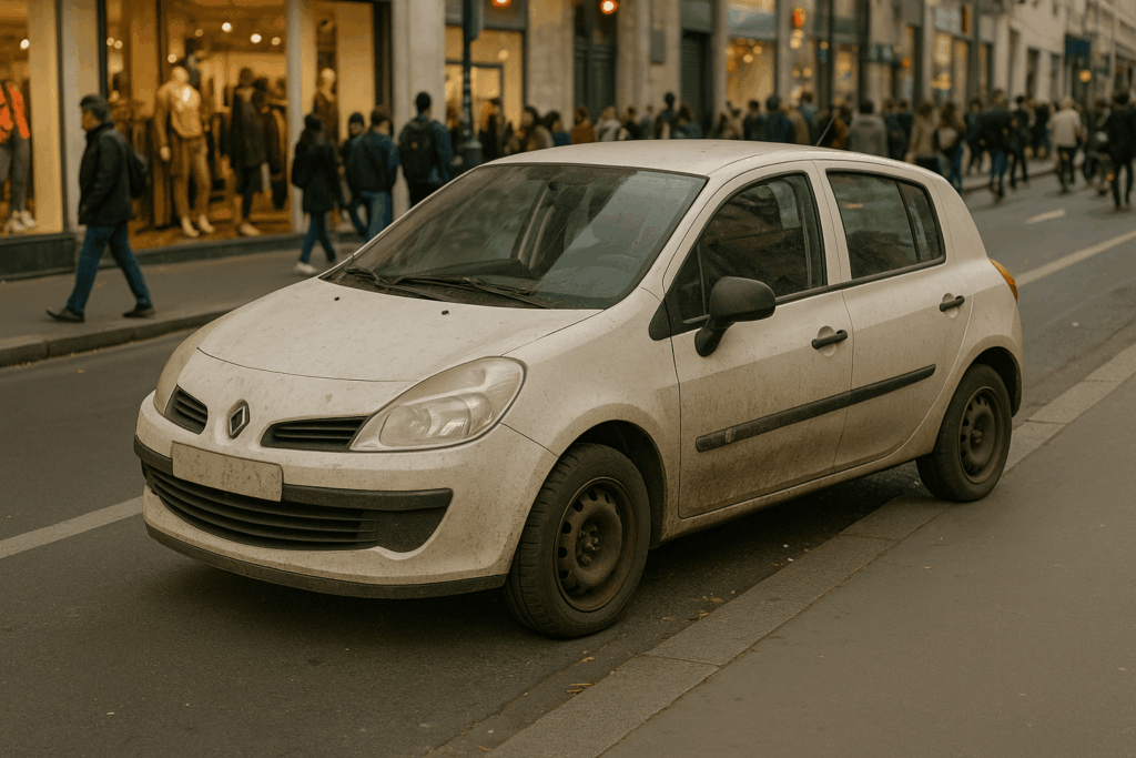 Véhicule mal garé à Nogent-sur-Marne
