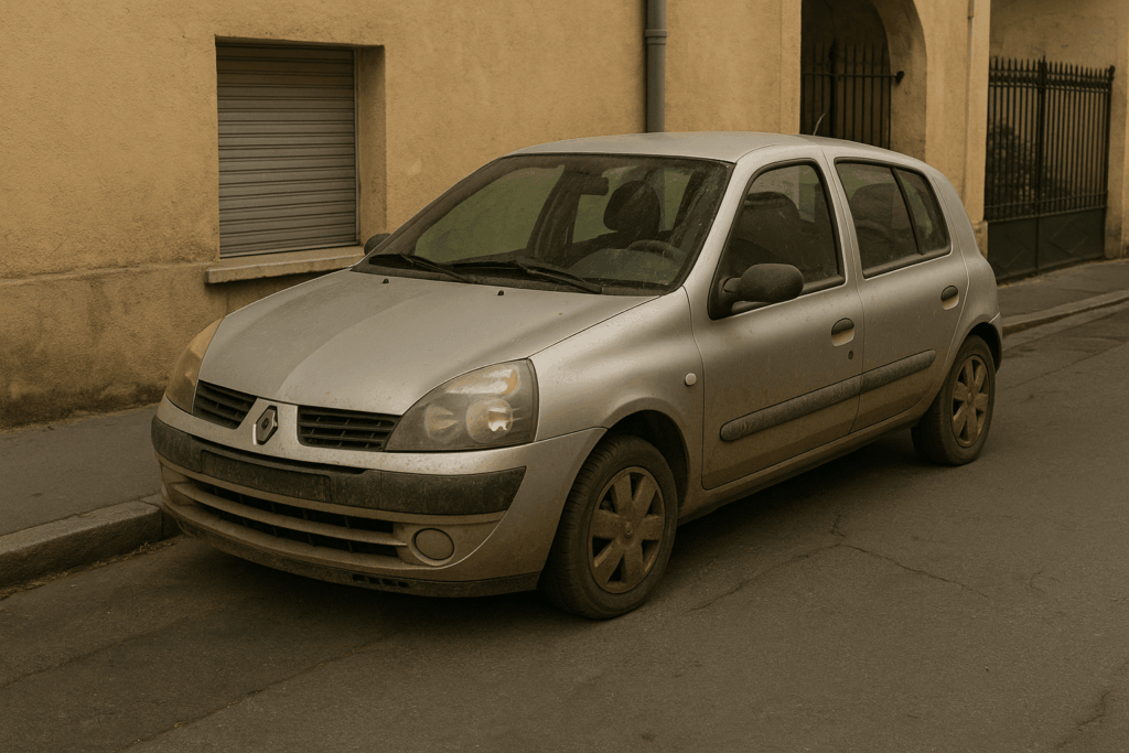 Voiture garée à Schiltigheim