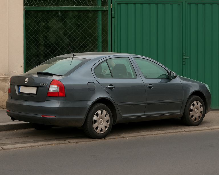 Véhicule mal garé à Saint-Médard-en-Jalles