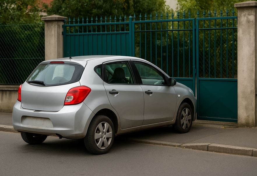 Véhicule mal garé à Carpentras