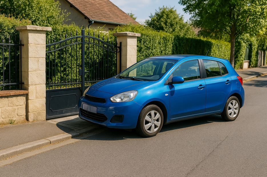 Véhicule mal garé à Boulogne-sur-Mer