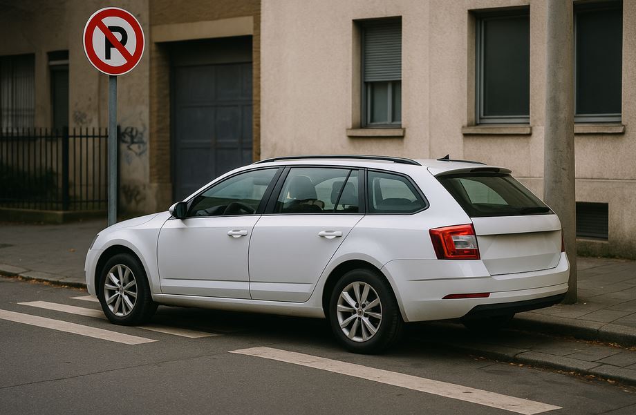 Voiture mal garée à Fleury-les-Aubrais