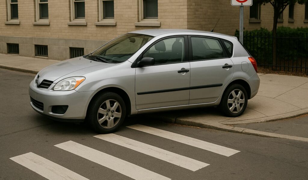 Véhicule mal garé à Gagny