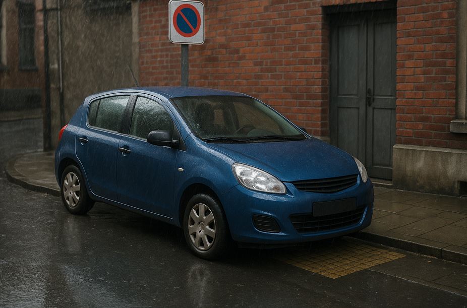 Voiture mal garée à Orvault