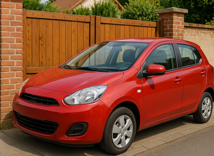 Voiture mal garée à Saint-Laurent du Var