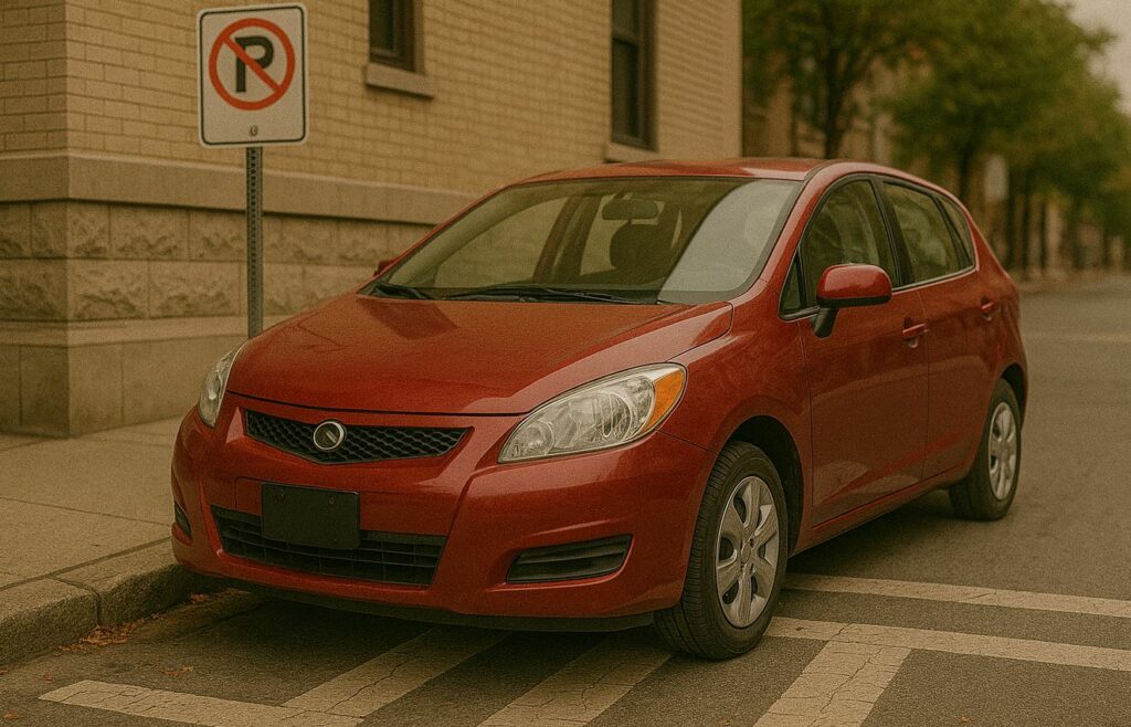 Véhicule mal garé à Sainte-Foy-lès-Lyon
