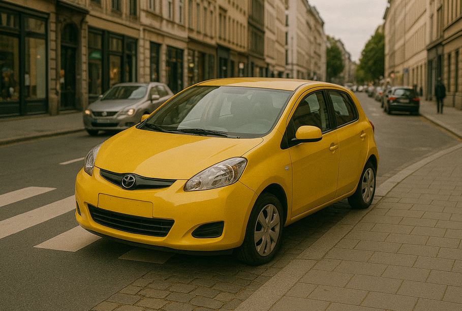 Voiture mal garée à Tarbes