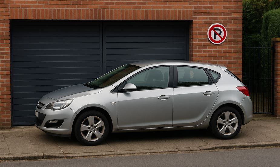 Voiture mal garée au Petit-Quevilly