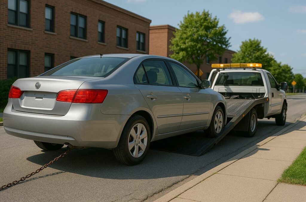 Mise en fourrière à Mérignac