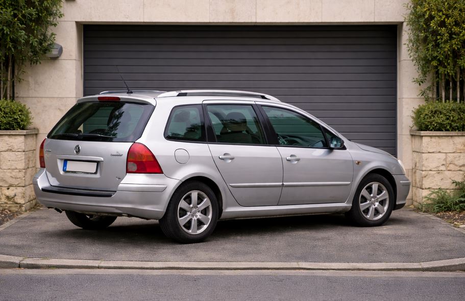Voiture devant un portail au Plessis-Robinson