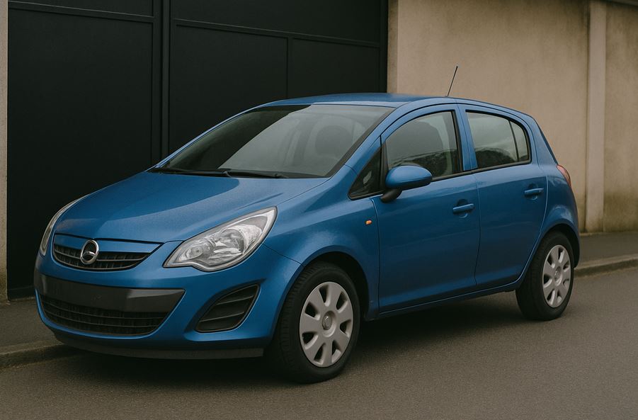 Voiture garée devant un portail à Ronchin