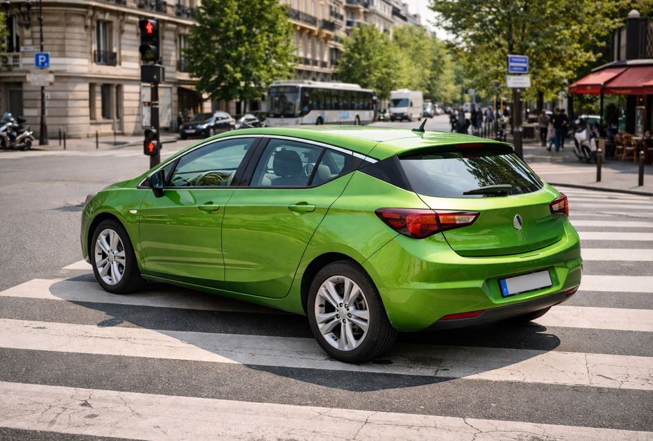 Voiture sur un passage piéton à Argenteuil