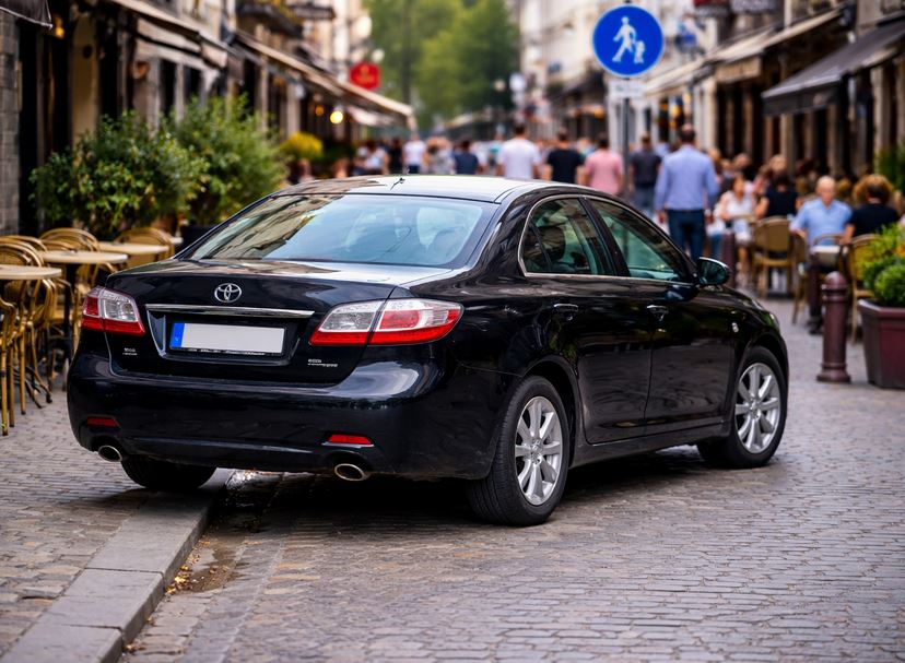 Véhicule mal garé à Beaupréau-en-Mauges