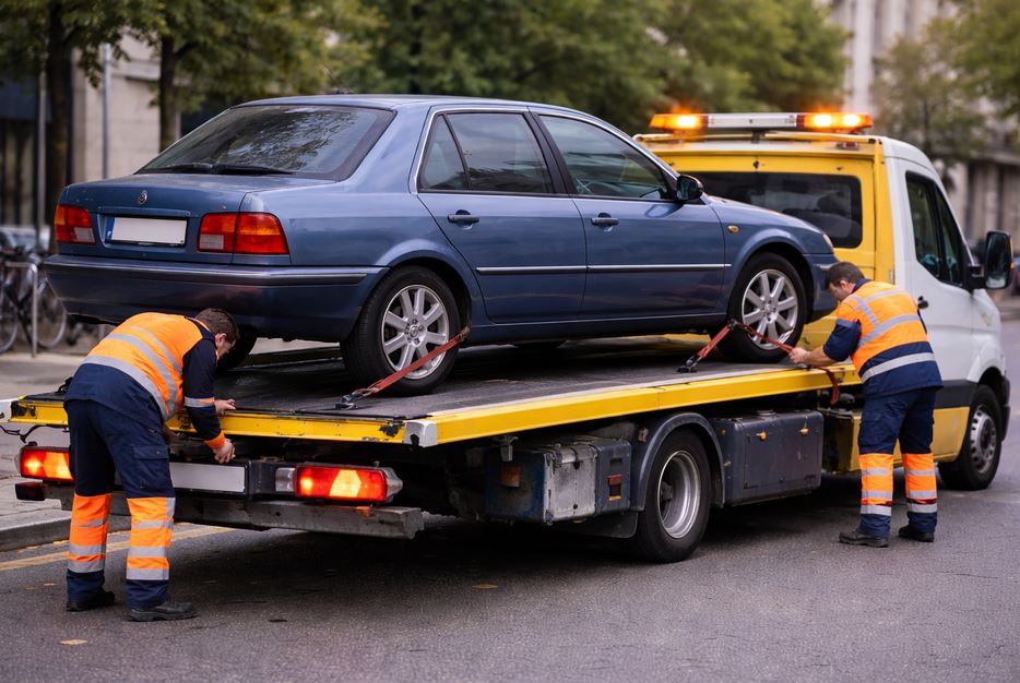 Mise en fourrière à Lens
