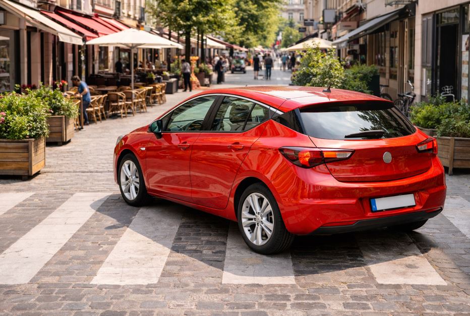 Voiture mal garée à Saint-Denis