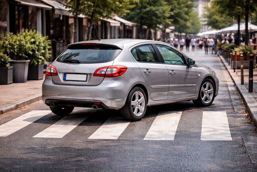 Voiture mal garée à Gif-sur-Yvette