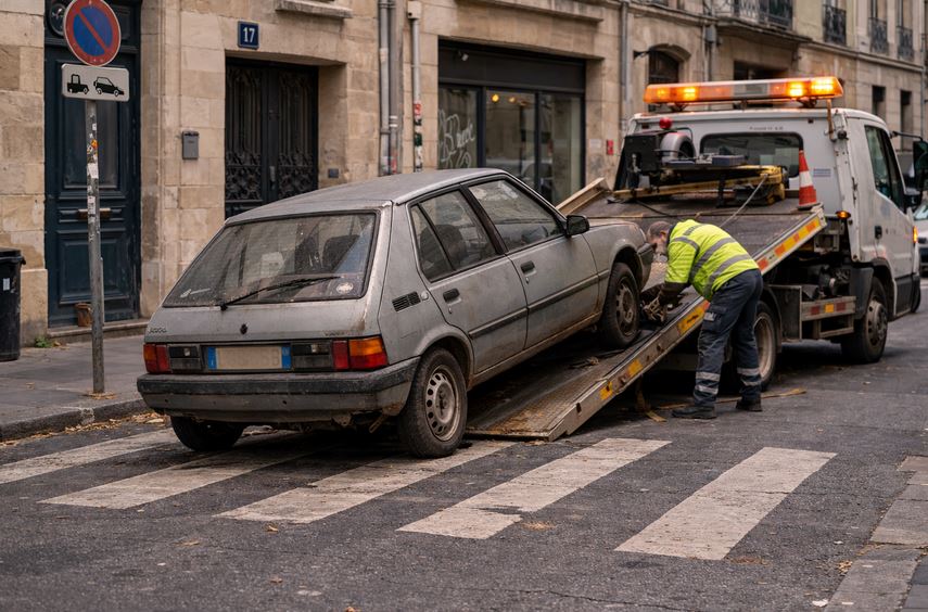 Mise en fourrière à Nanterre