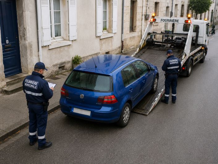 Mise en fourrière à Fontaine