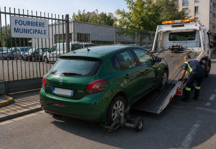 Mise en fourrière à Ploemeur