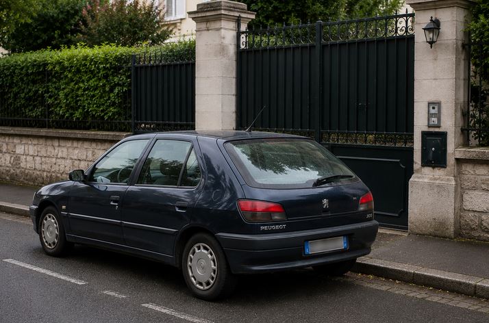 Voiture mal garée à Vincennes